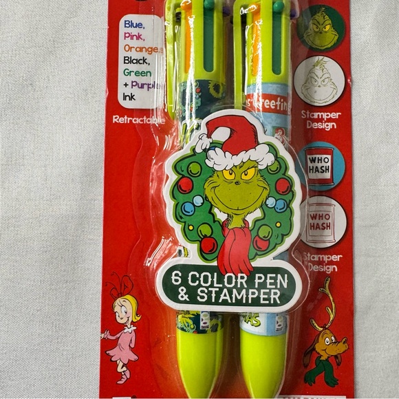 Grinch & Who Hash Multi-Color Pens & Stampers - Picture 3 of 4